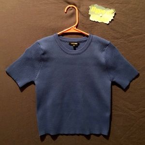 Fashion Nova “Blue” Crop Top Size Small